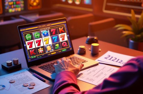 игрок играет в современные яркие видеослоты